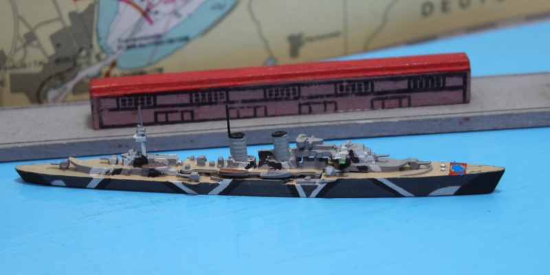 Cruiser "Emden" camouflage, damaged (1 p.) GER 1925 Delphin D 27